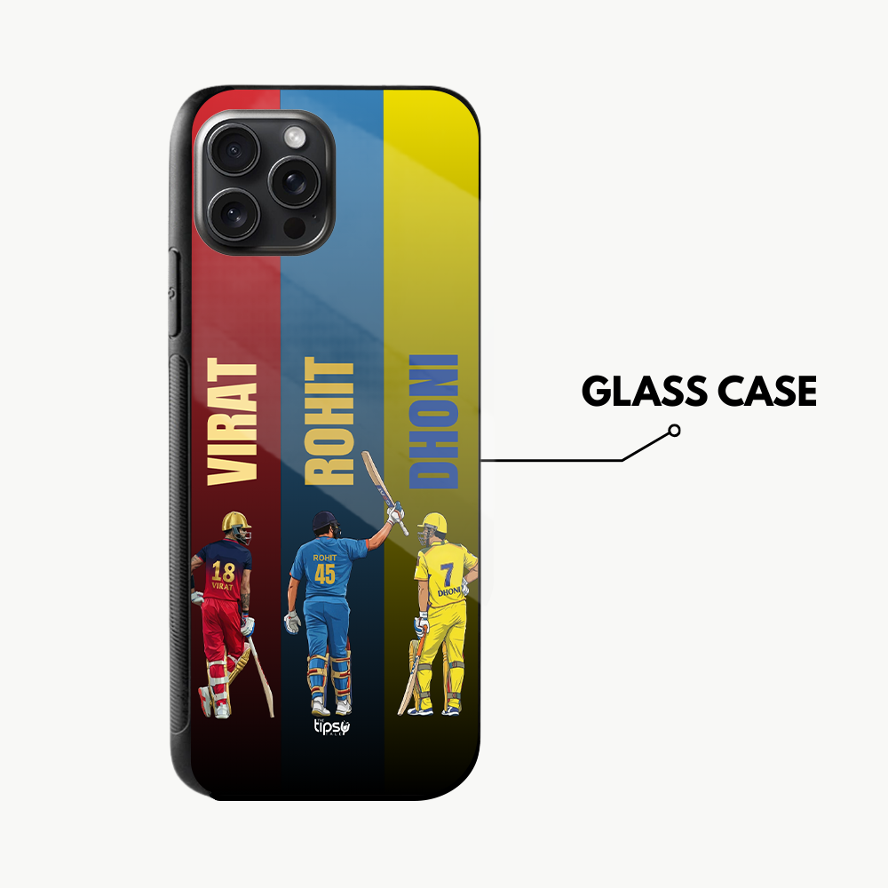 "3 ICONIC LEGENDS - CRICKET FANDOM" -Mobile Covers Shock Resistant, Slim & Stylish Cases