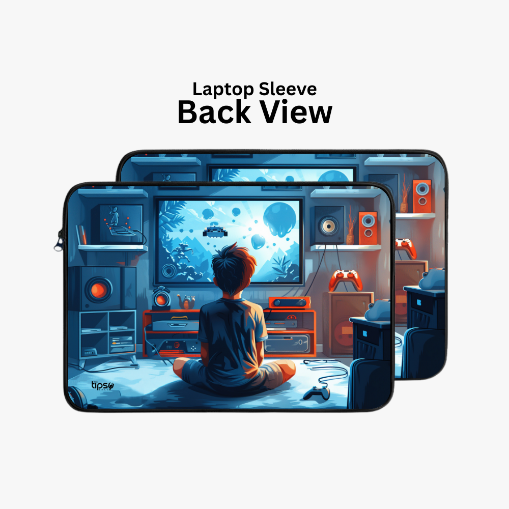 "Childhood Gaming" Laptop Sleeves:Bold Modern Design for Every Size