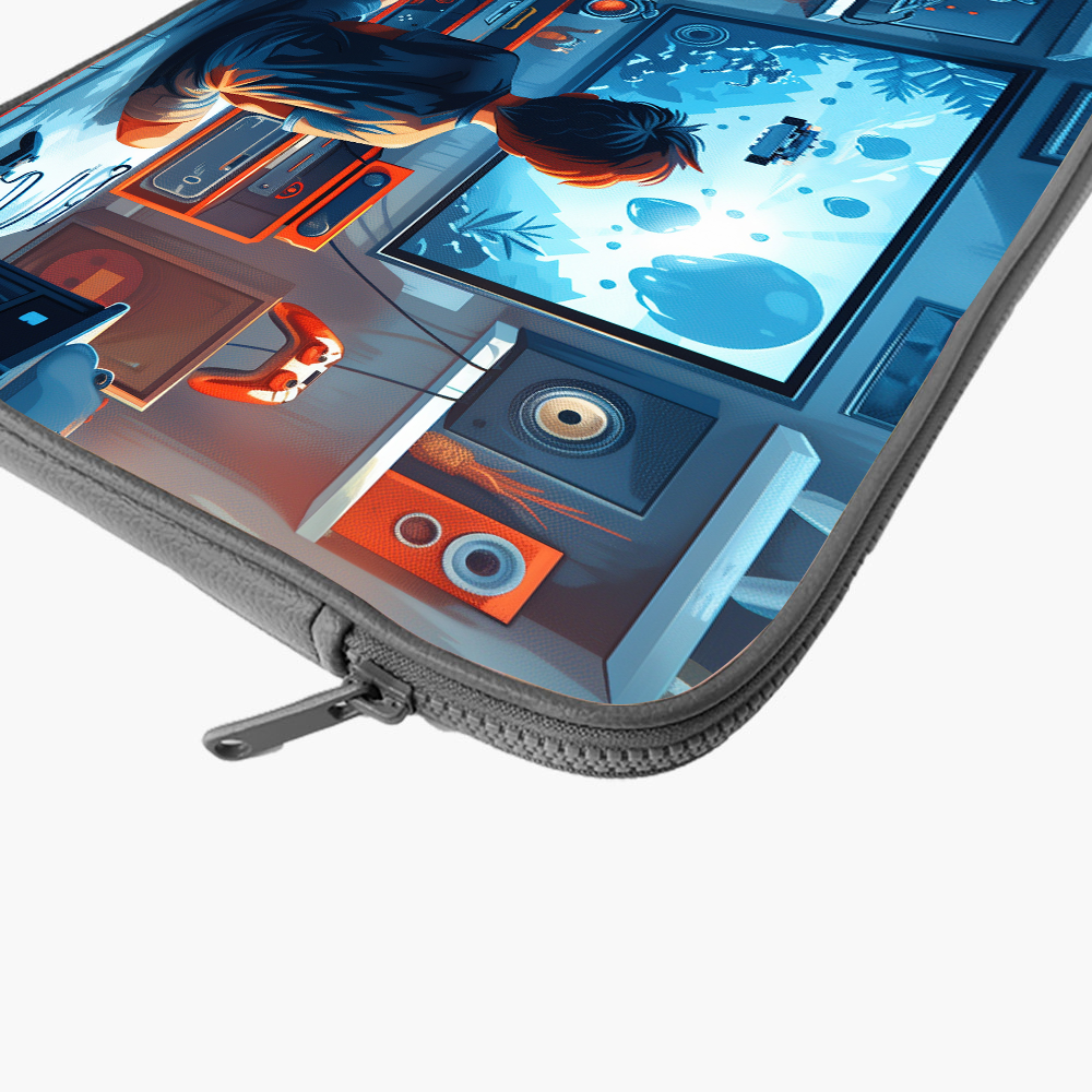 "Childhood Gaming" Laptop Sleeves:Bold Modern Design for Every Size