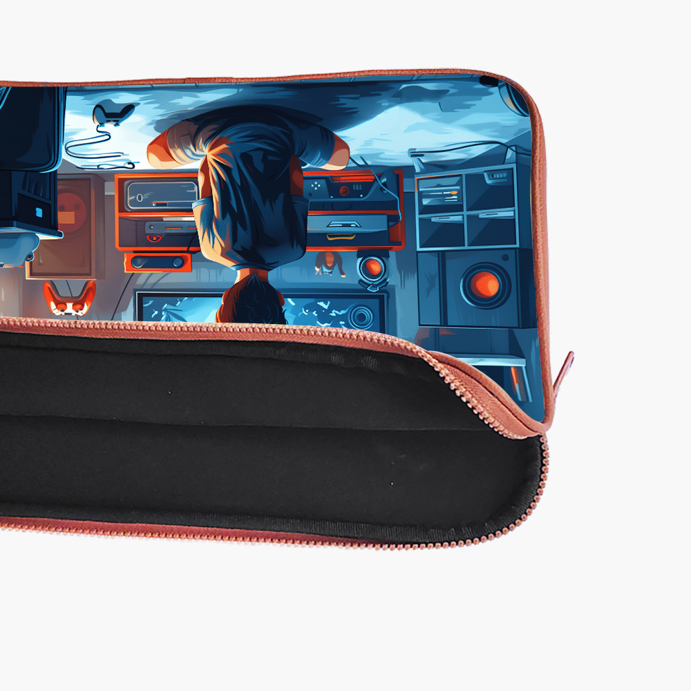 "Childhood Gaming" Laptop Sleeves:Bold Modern Design for Every Size