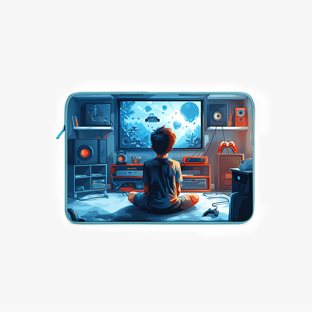 "Childhood Gaming" Laptop Sleeves:Bold Modern Design for Every Size