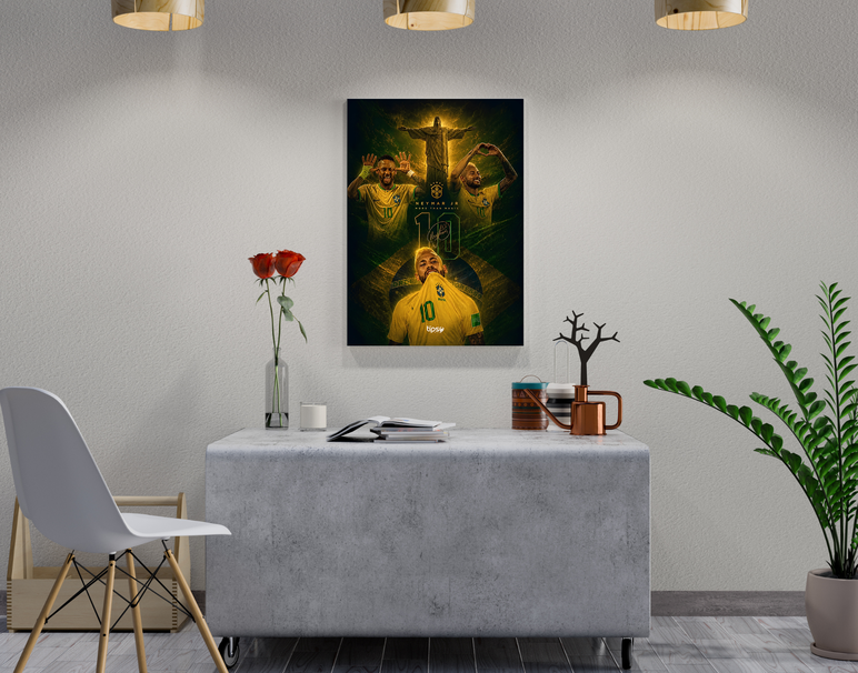 "NJR 10 - THE BRAND" -Shiny & Sturdy Metallic Poster Art That Pops & Sticks