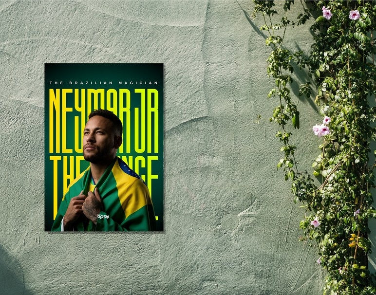 "NJR THE PRINCE" -Shiny & Sturdy Metallic Poster Art That Pops & Sticks