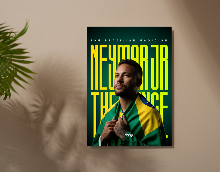 "NJR THE PRINCE" -Shiny & Sturdy Metallic Poster Art That Pops & Sticks