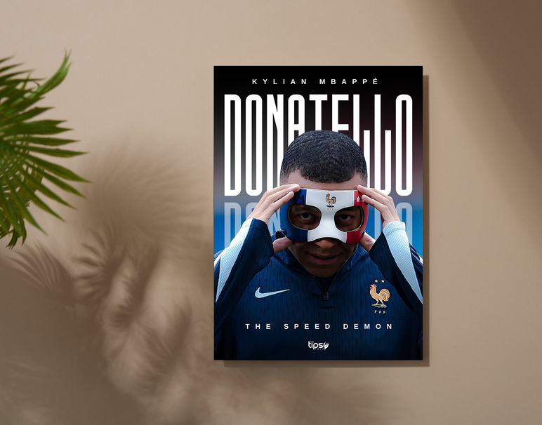 "SPEED DEMON - MBAPPE" -Shiny & Sturdy Metallic Poster Art That Pops & Sticks