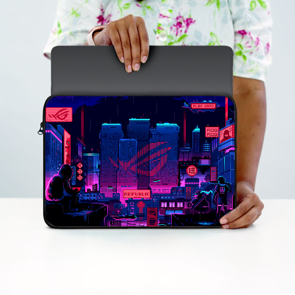 "ASUS ROG GAMING LAPTOP THEME" Laptop Sleeves:Bold Modern Design for Every Size