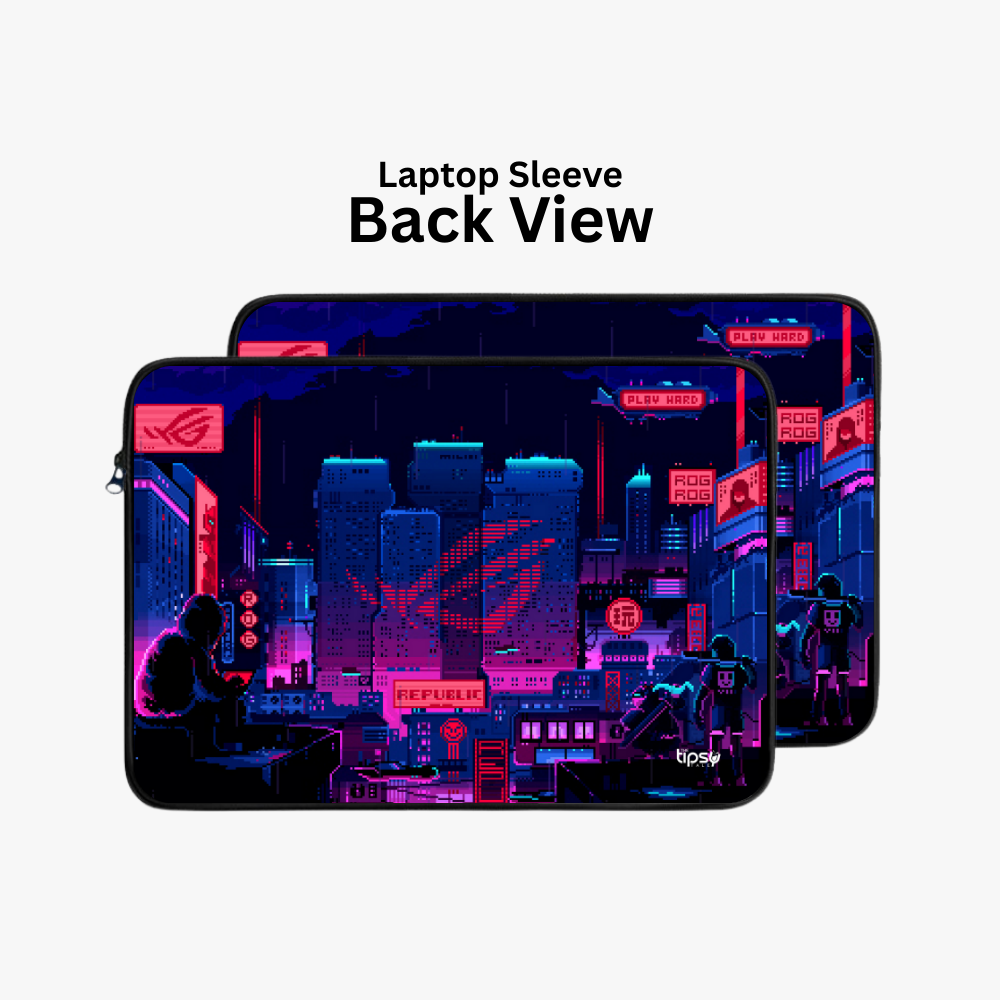 "ASUS ROG GAMING LAPTOP THEME" Laptop Sleeves:Bold Modern Design for Every Size