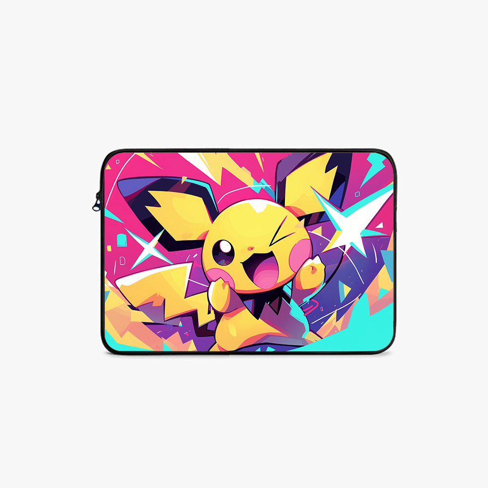 "Pikachu: Pokemon" Laptop Sleeves:Bold Modern Design for Every Size