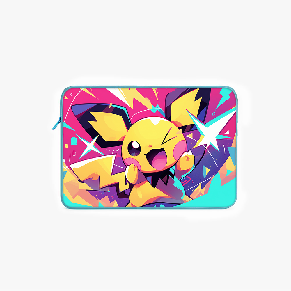 "Pikachu: Pokemon" Laptop Sleeves:Bold Modern Design for Every Size