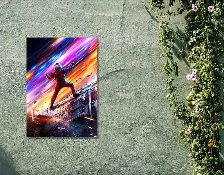 "PROJECT HAIL MARY" -Shiny & Sturdy Metallic Poster Art That Pops & Sticks