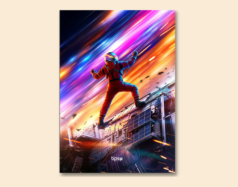"PROJECT HAIL MARY" -Shiny & Sturdy Metallic Poster Art That Pops & Sticks