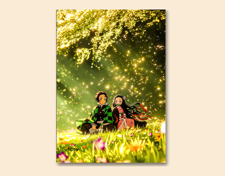 "VACATION MODE ON" -Shiny & Sturdy Metallic Poster Art That Pops & Sticks