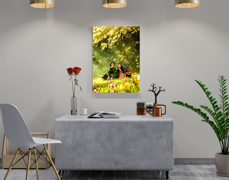 "VACATION MODE ON" -Shiny & Sturdy Metallic Poster Art That Pops & Sticks