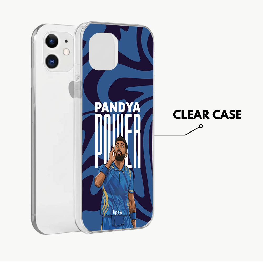 "PANDYA POWER - CRICKET FANDOM" -Mobile Covers Shock Resistant, Slim & Stylish Cases