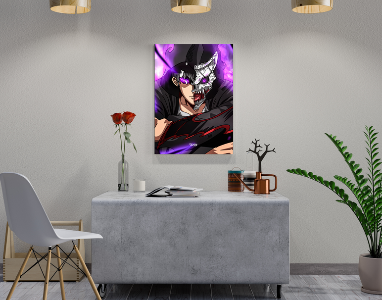 "KAFKA HIBINO KAIJU" -Shiny & Sturdy Metallic Poster Art That Pops & Sticks