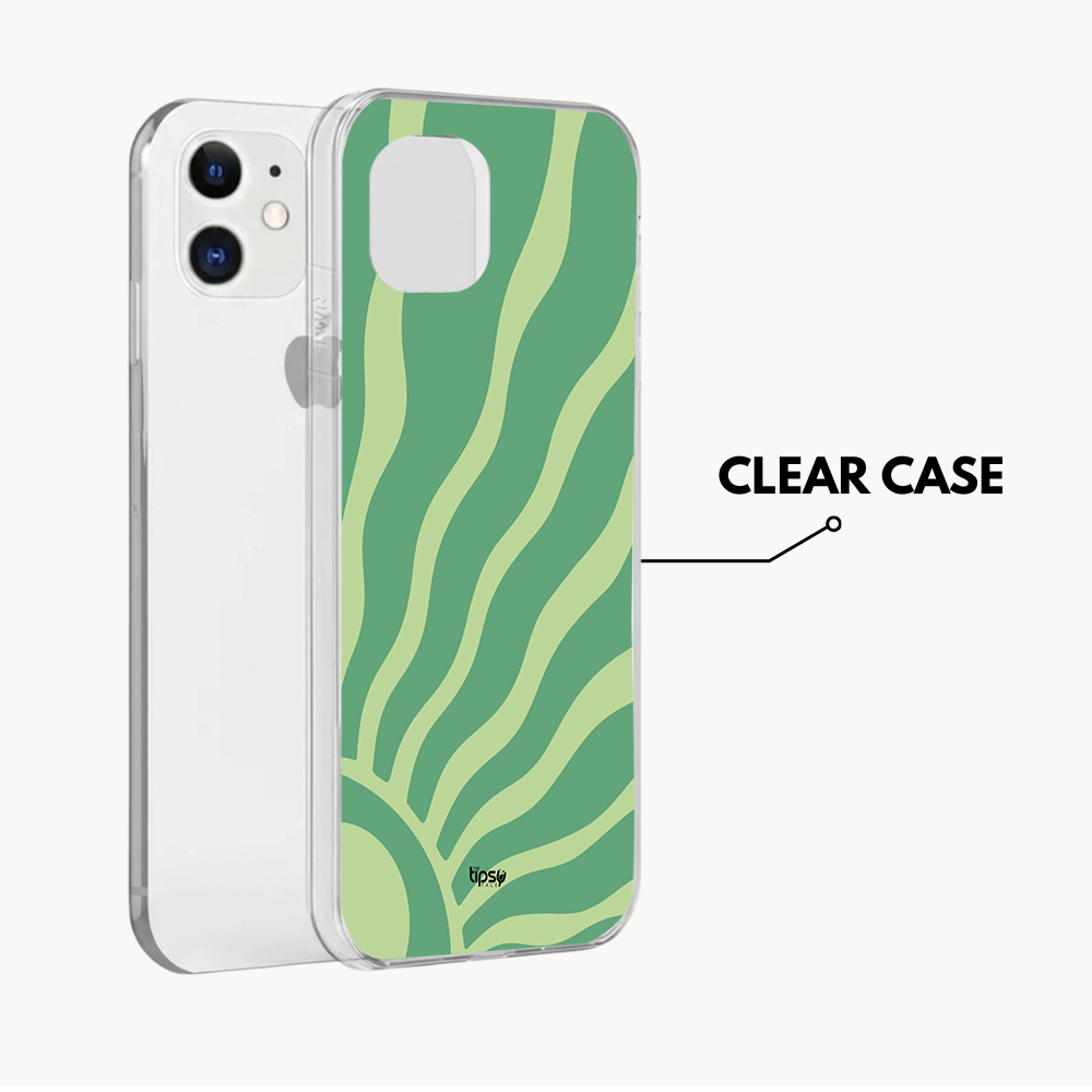 "WAVY SUN GREEN LIGHT" -Mobile Covers Shock Resistant, Slim & Stylish Cases