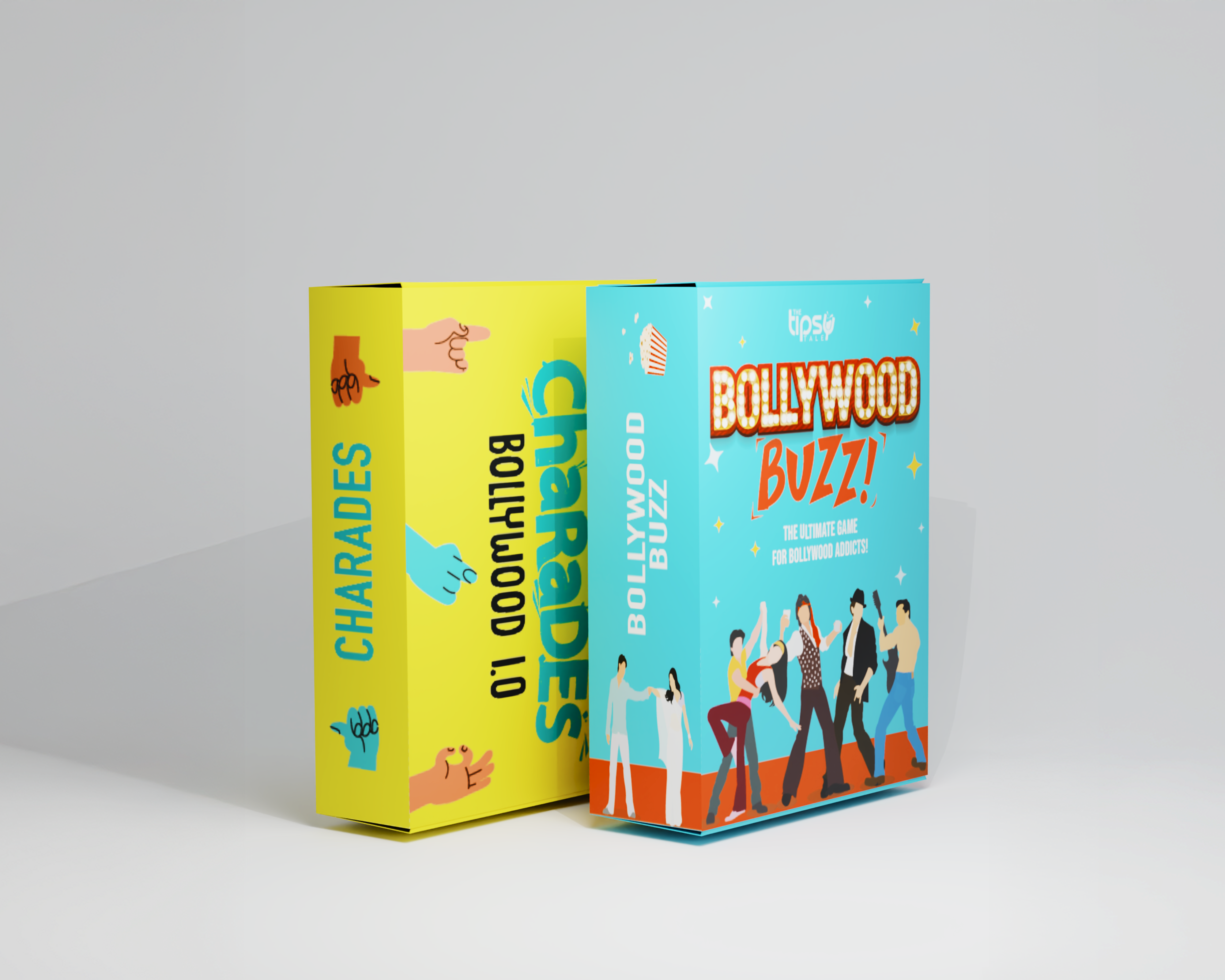 Bollywood Buzz + Dumb Charades – Bold & Spicy Combo Pack for Parties