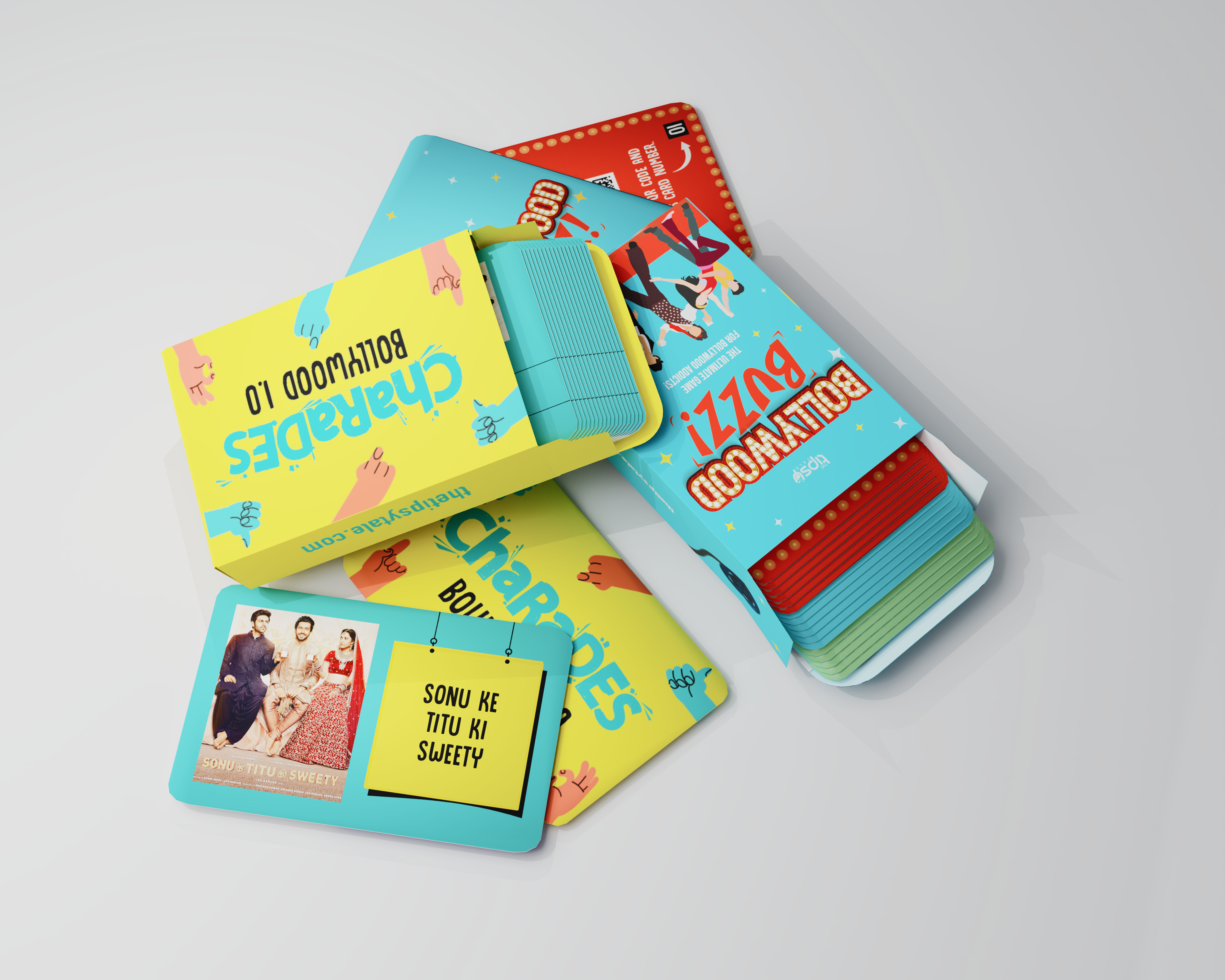 Bollywood Buzz + Dumb Charades – Bold & Spicy Combo Pack for Parties