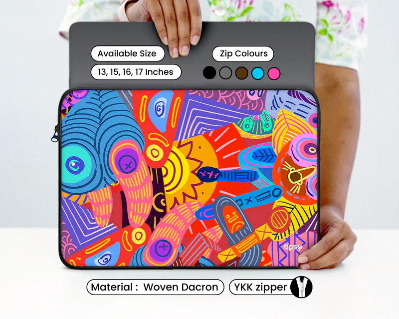 A Gift That Matches Their Energy -Abstract Version- Poster + Deskmat + Laptop Sleeve (COMBO)