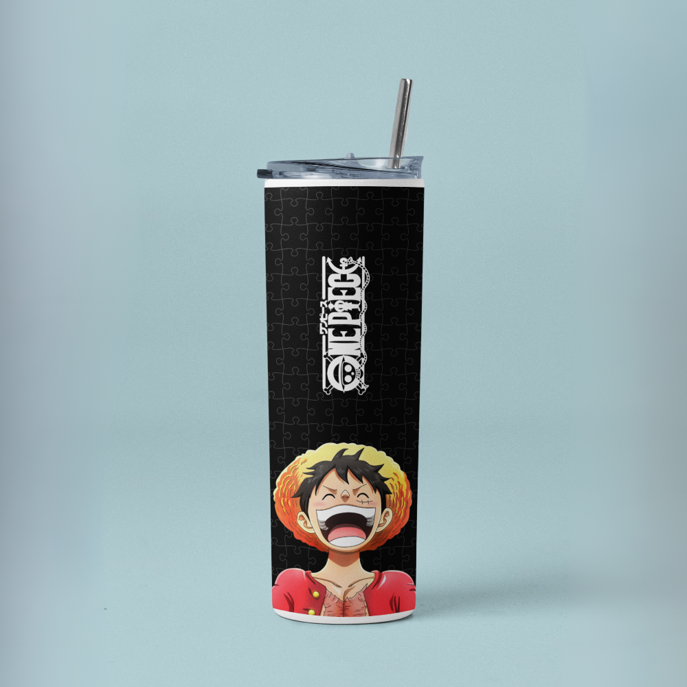 "One Piece" Tumbler with Metal Straw