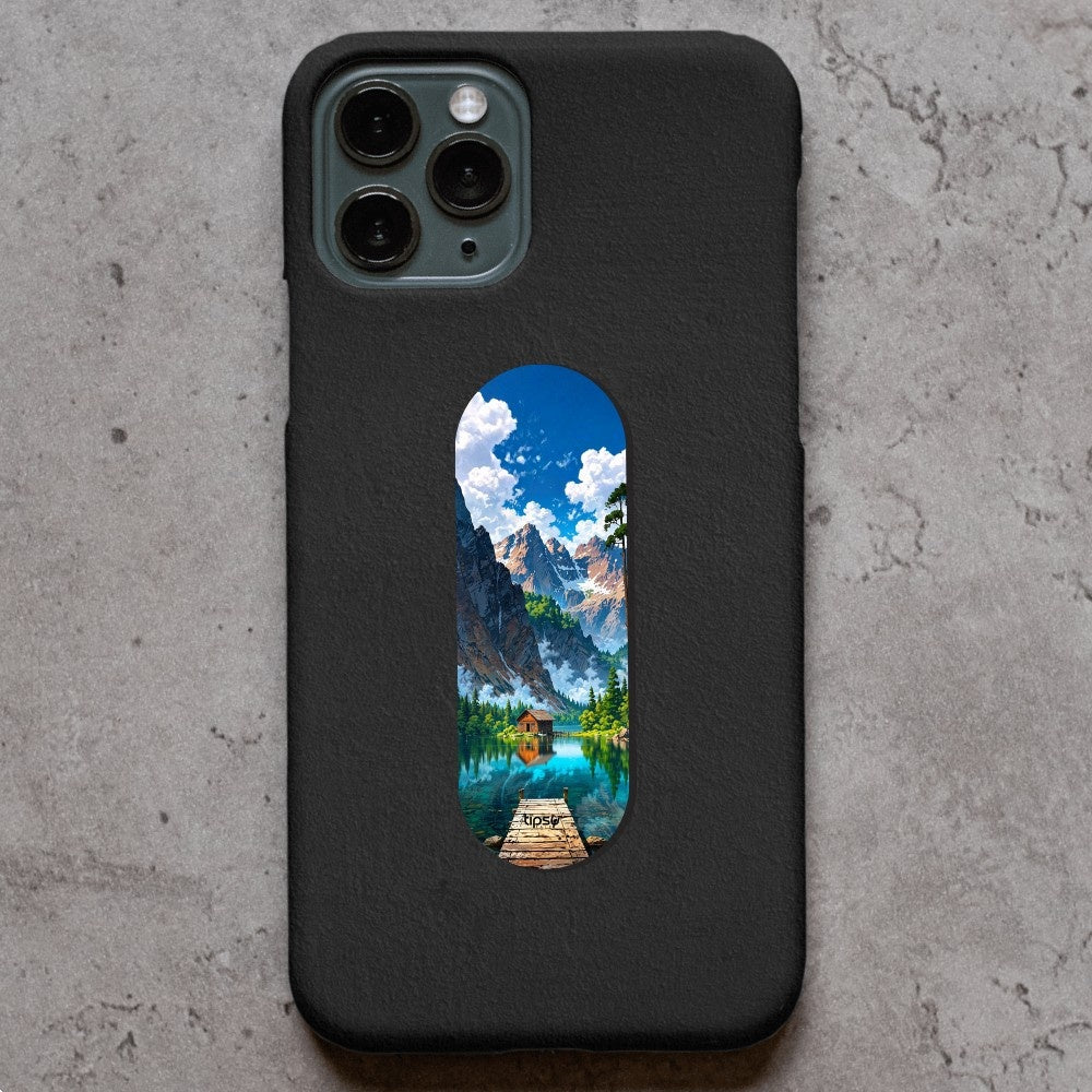"Mountain Lover" Phone Grip Slider Anti-Slip Stand and Holder
