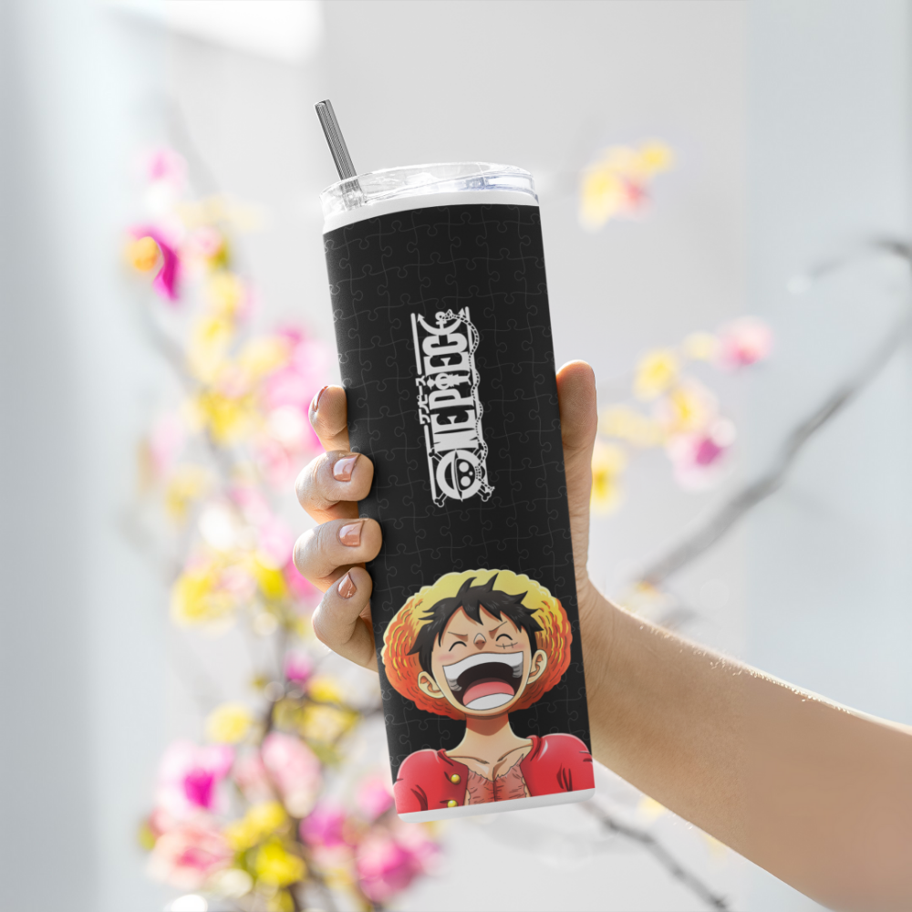 "One Piece" Tumbler with Metal Straw