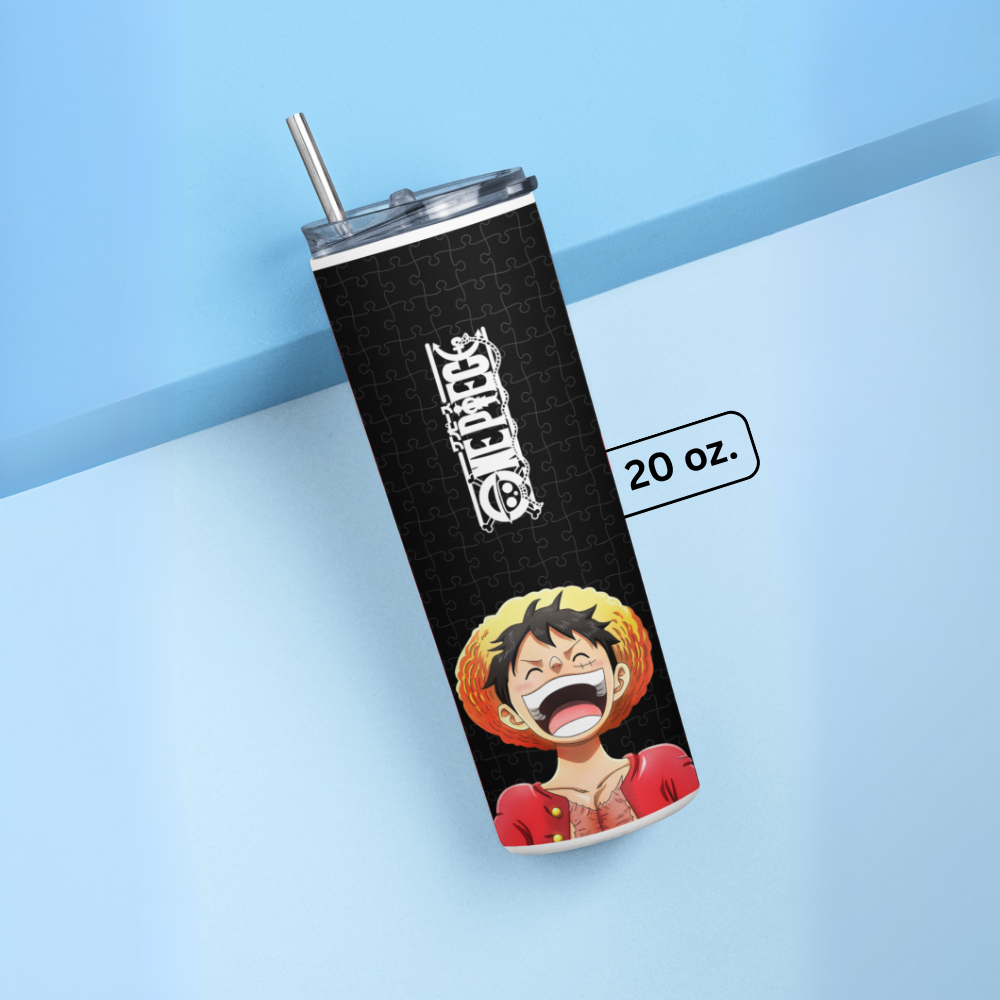"One Piece" Tumbler with Metal Straw