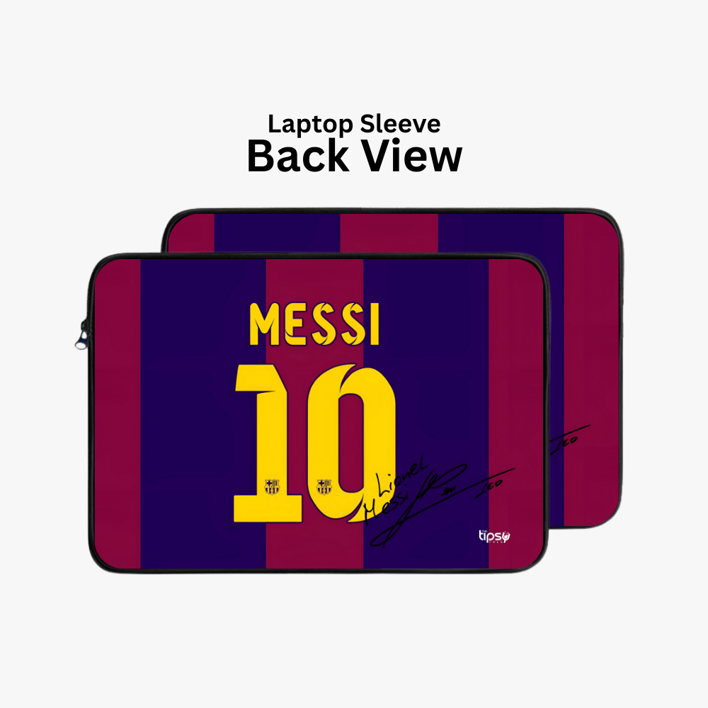 "GOAT Energy (Messi Edition)" Laptop Sleeves:Bold Modern Design for Every Size