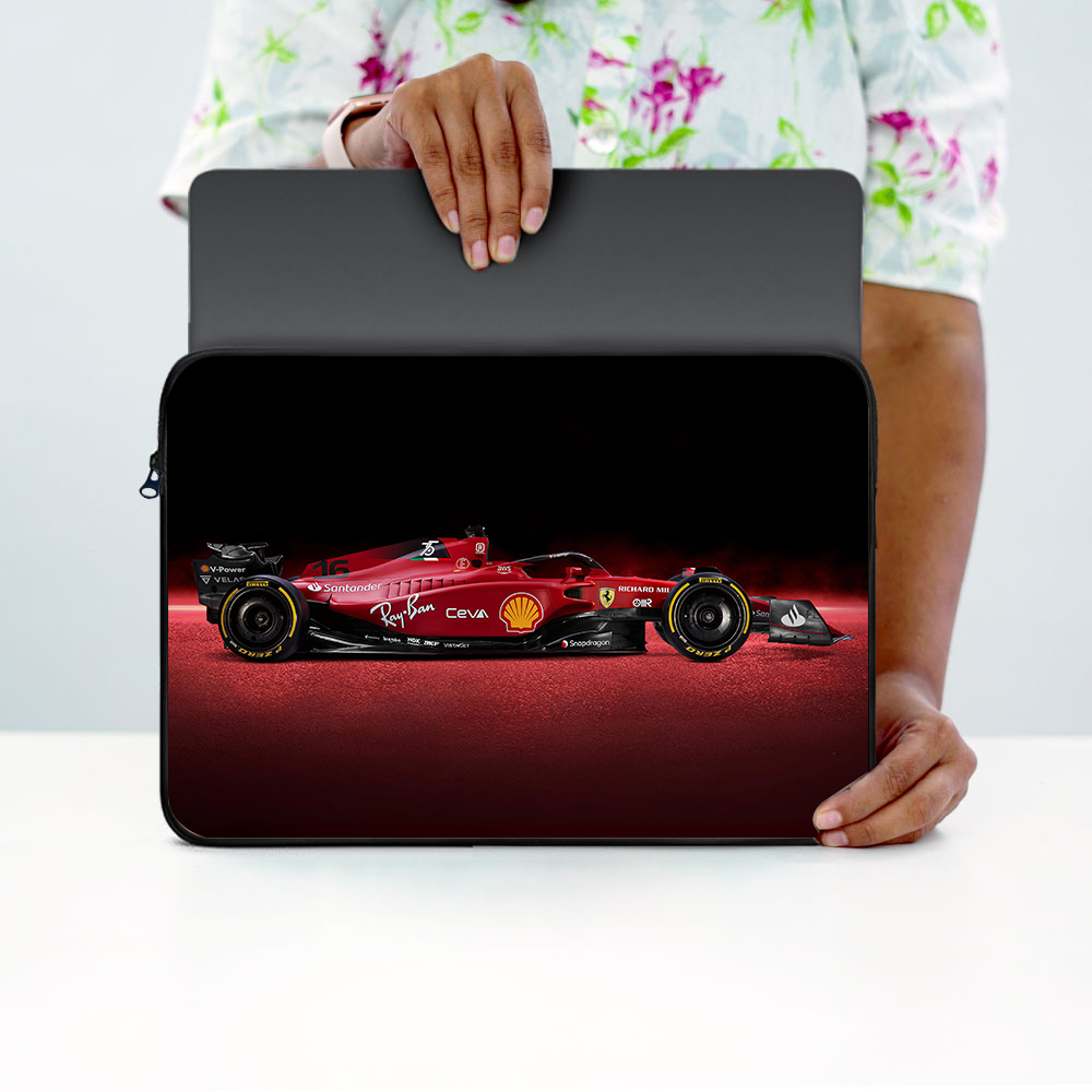 "Ferrari F1 Rush" Laptop Sleeves:Bold Modern Design for Every Size