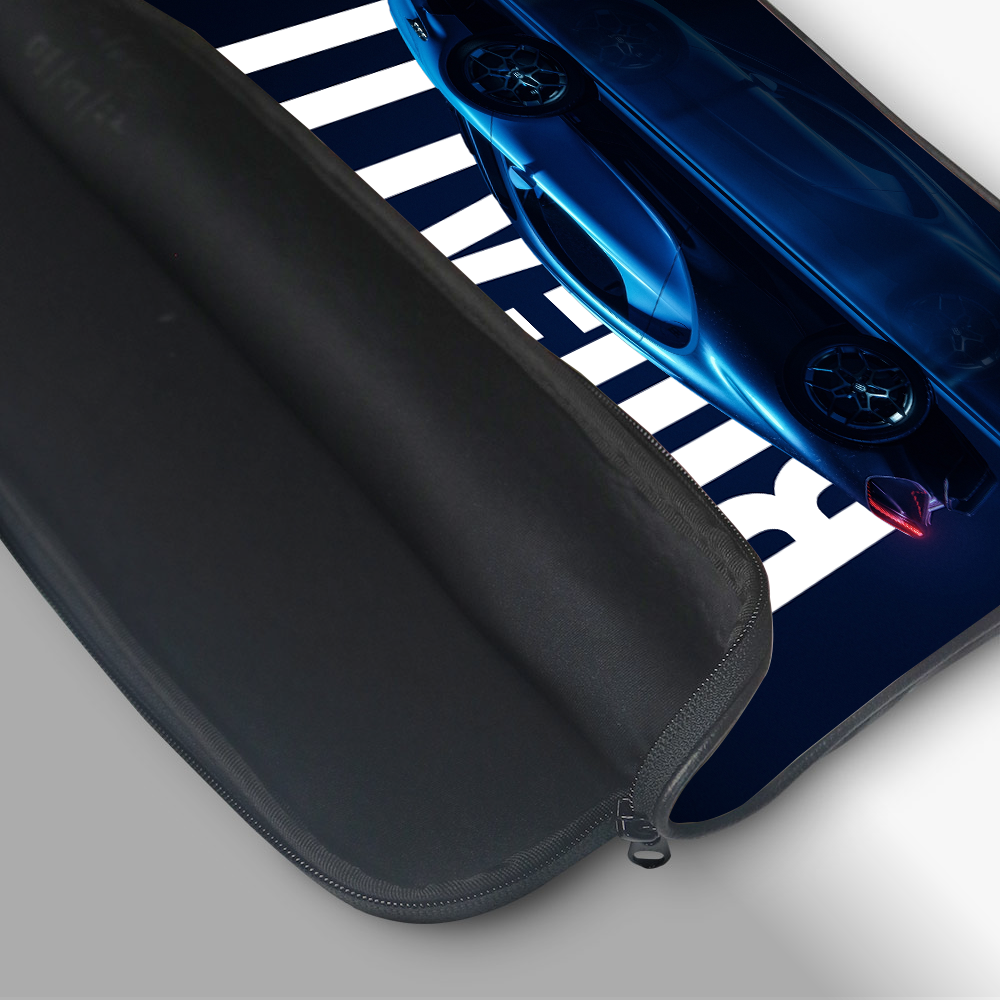 "BUGATTI -  SPEED MONARCH" Laptop Sleeves:Bold Modern Design for Every Size