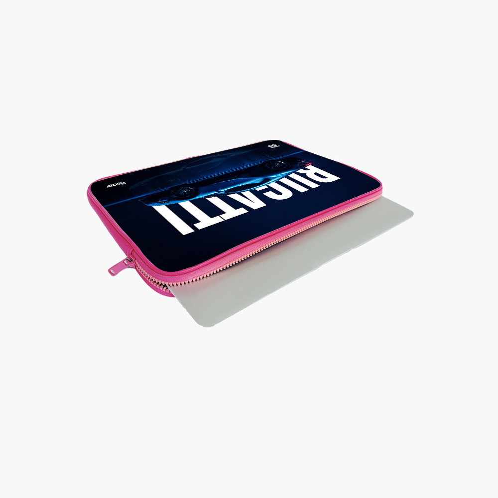 "BUGATTI -  SPEED MONARCH" Laptop Sleeves:Bold Modern Design for Every Size