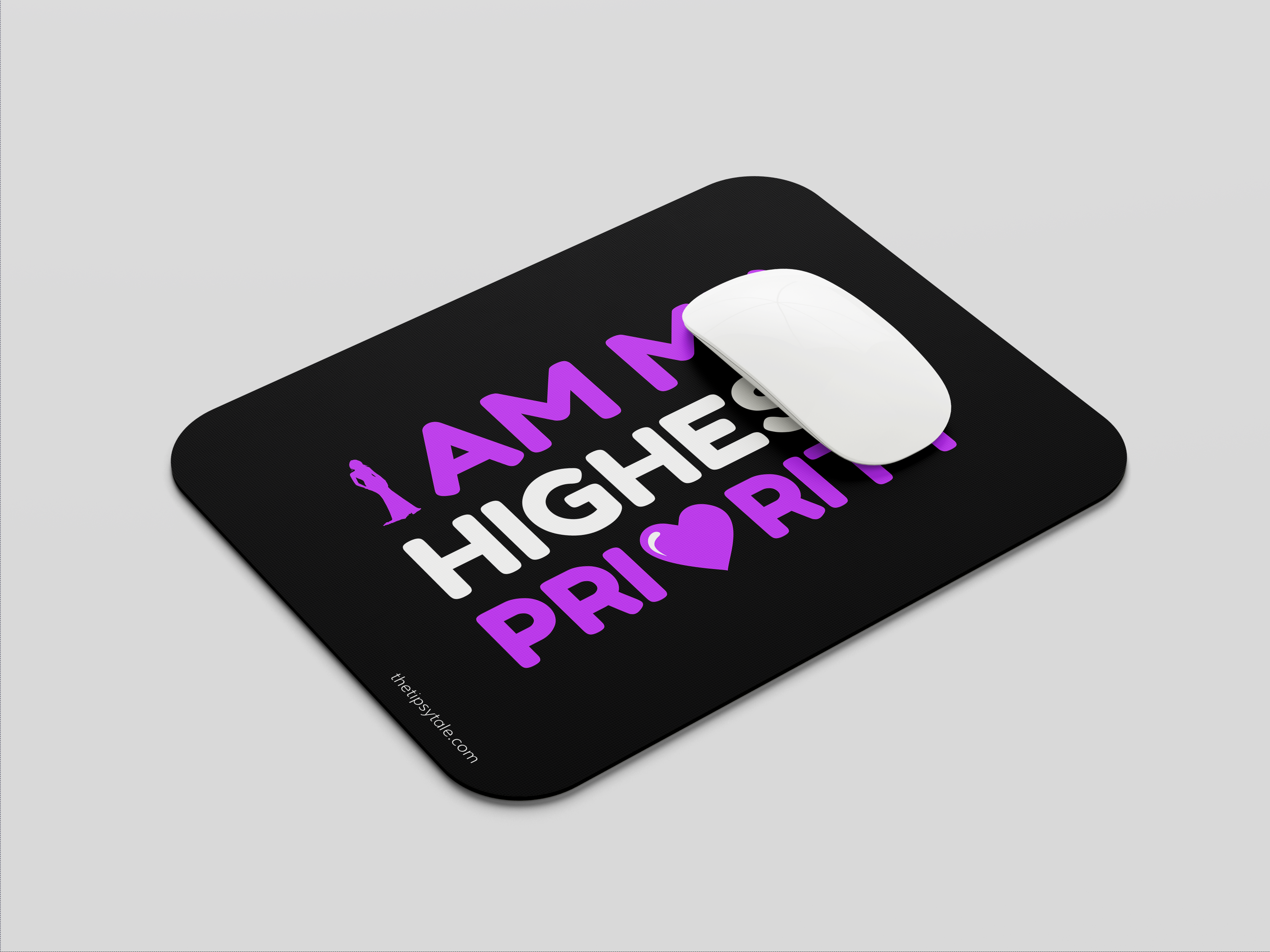 "I AM MY HIGHEST PRIORITY-WOMEN'S EDITION" Mousepad Enhance Your Workspace with Style