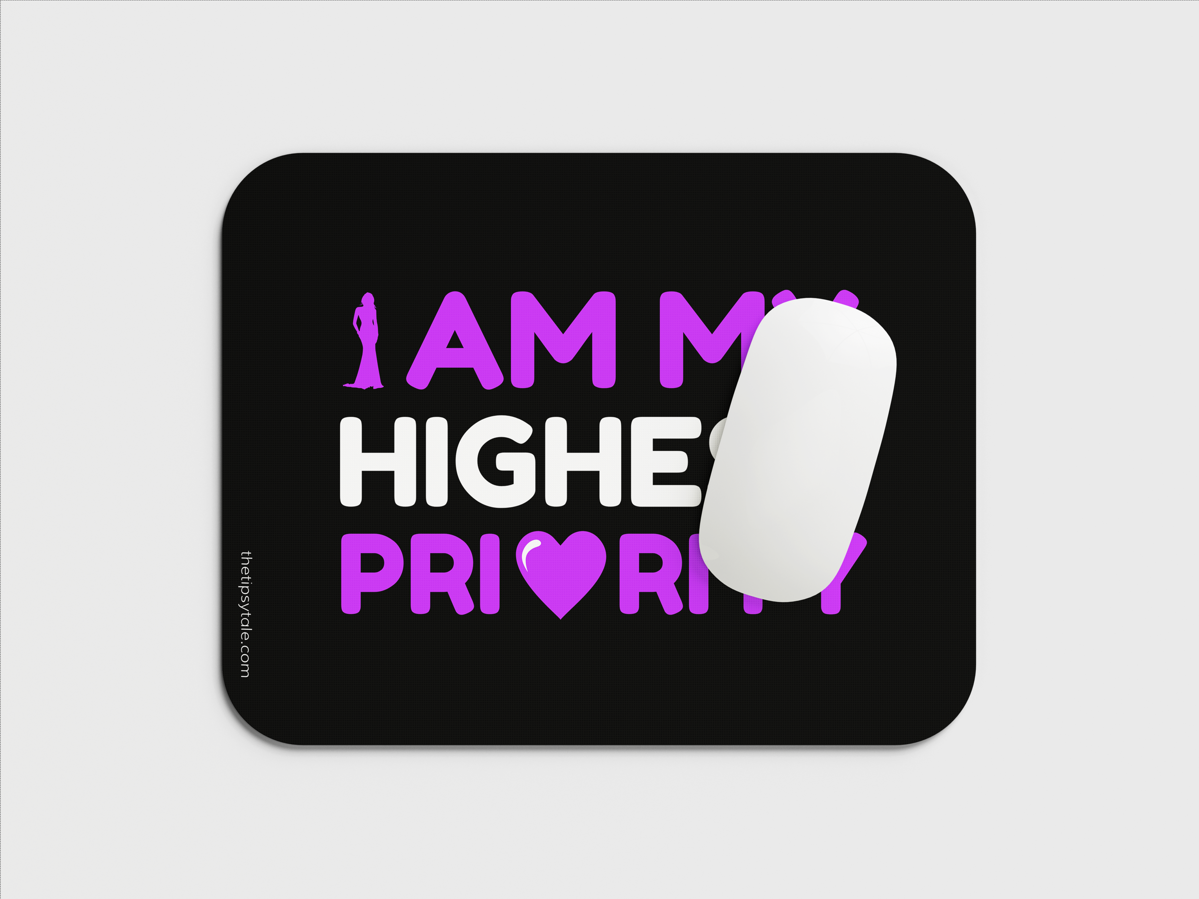 "I AM MY HIGHEST PRIORITY-WOMEN'S EDITION" Mousepad Enhance Your Workspace with Style