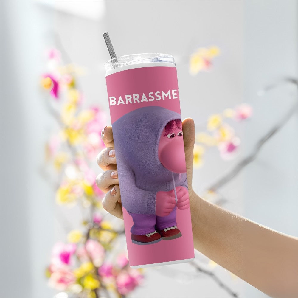 "Insight Out : Embarrassment" Tumbler with Metal Straw