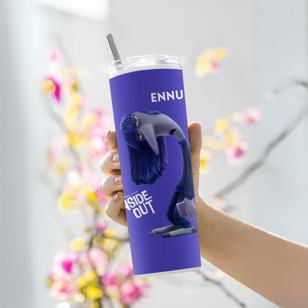 "Insight Out : Ennui" Tumbler with Metal Straw