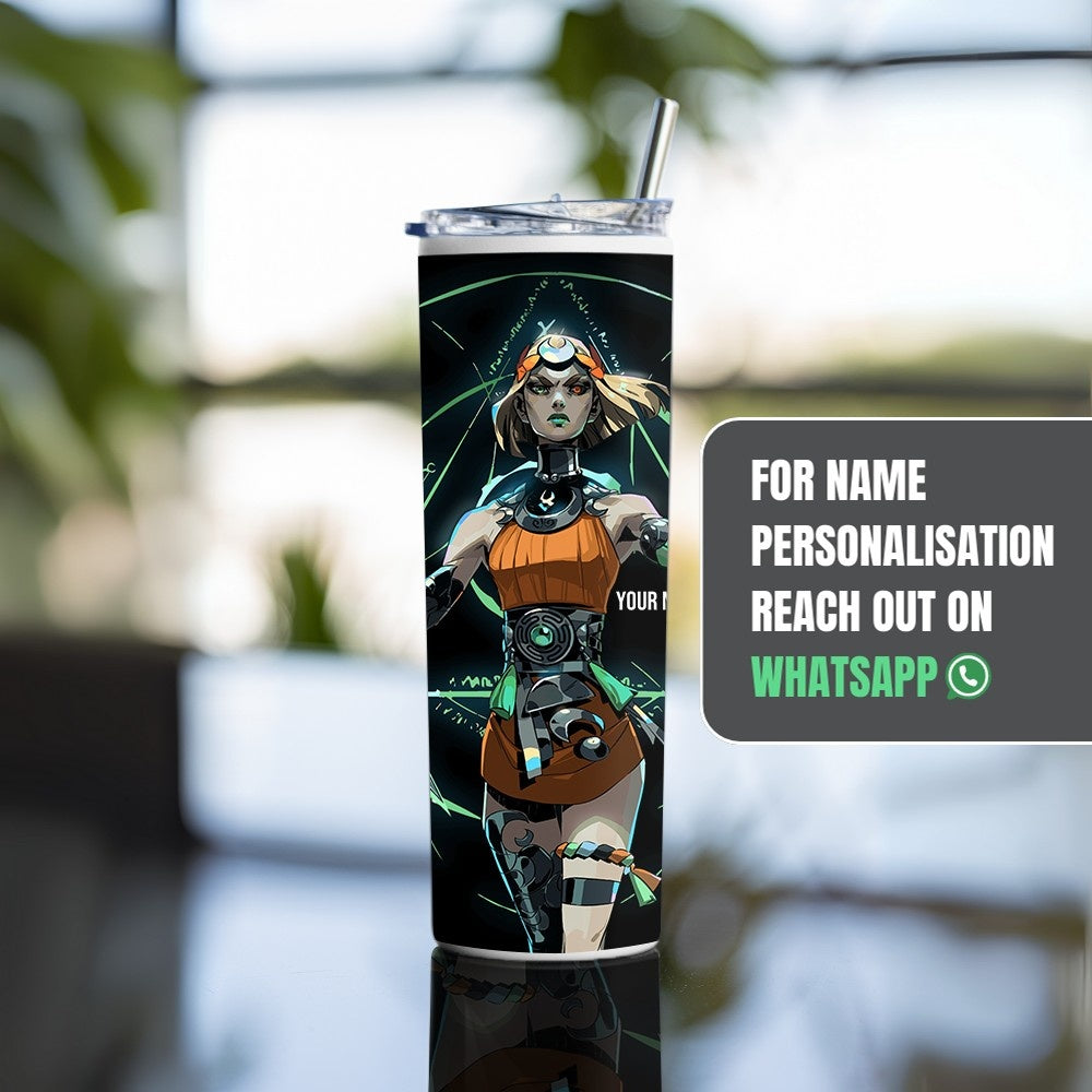 "Hades II :  Gaming" Tumbler with Metal Straw