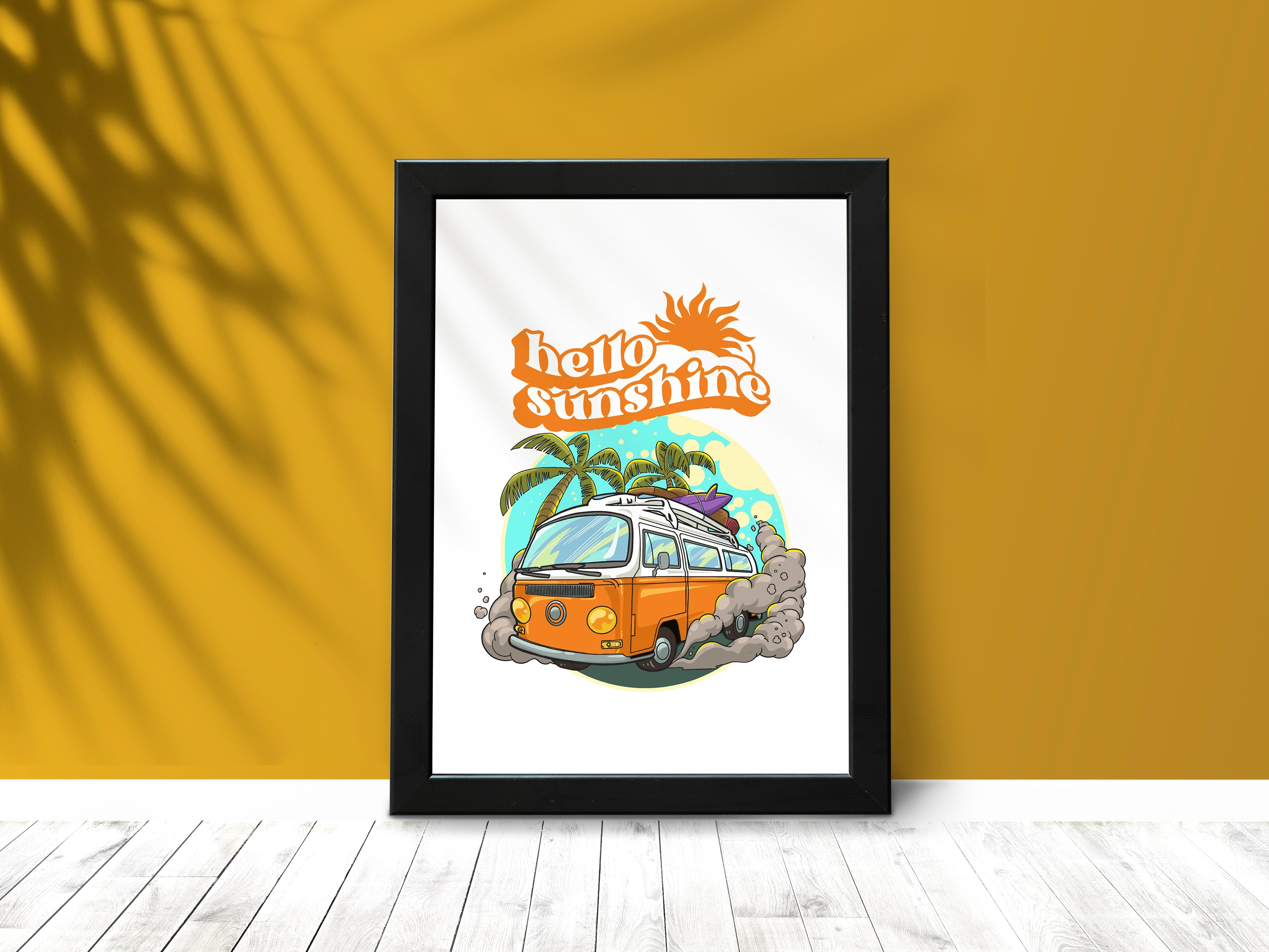 "HELLO SUNSHINE: ON THE ROAD" Poster: Add a Touch of Personality to Your Space