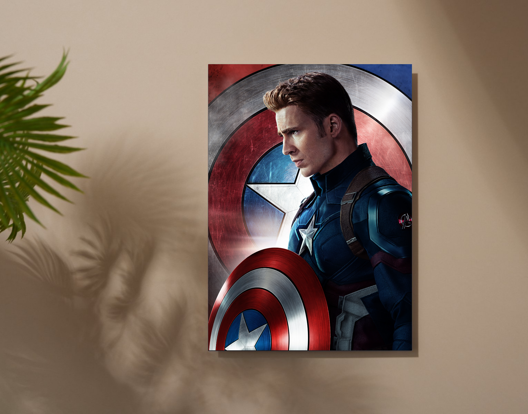 "CAPTAIN AMERICA vs IRON MAN: MARVEL"- Shiny & Sturdy Metallic Poster Art That Pops & Sticks (Literally!)