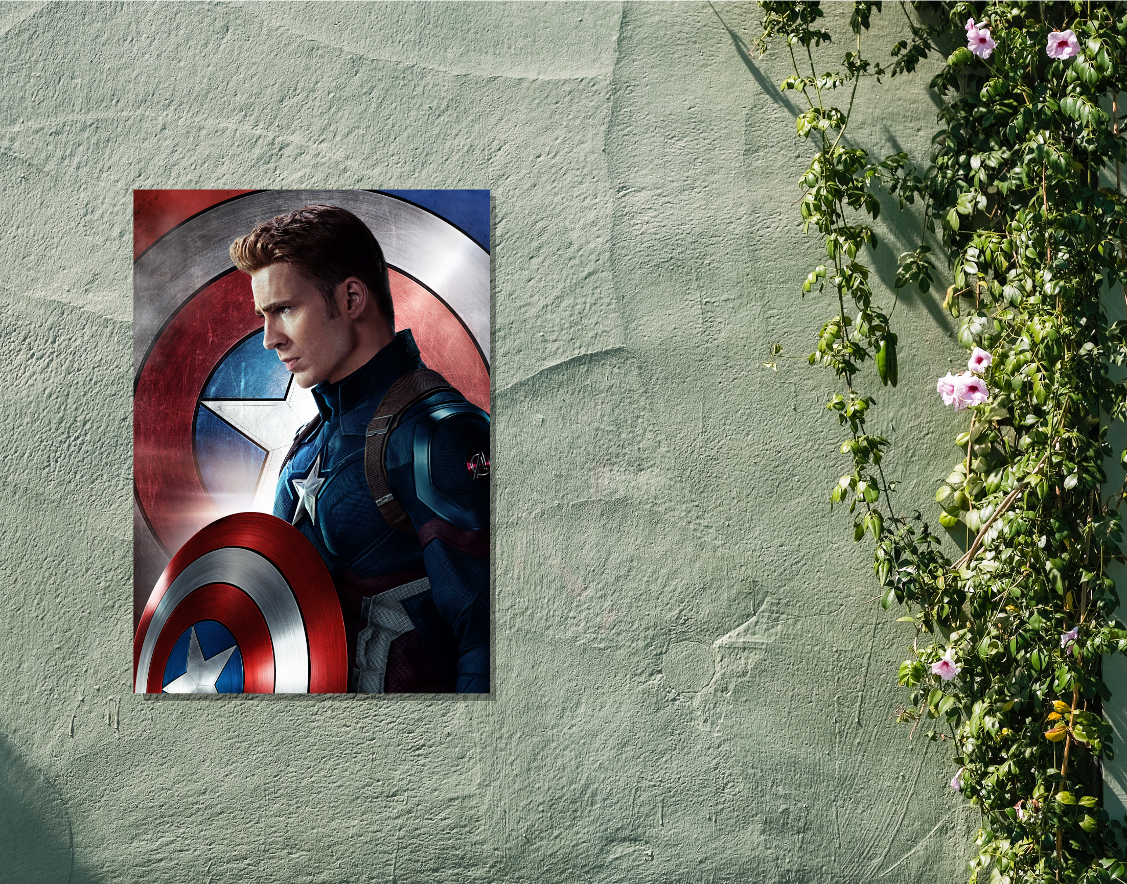 "CAPTAIN AMERICA vs IRON MAN: MARVEL"- Shiny & Sturdy Metallic Poster Art That Pops & Sticks (Literally!)