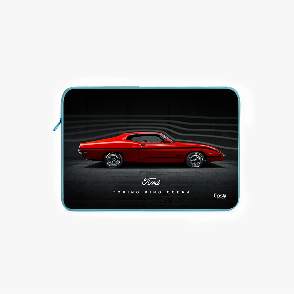 "1970 Ford Torino King Cobra" Laptop Sleeves:Bold Modern Design for Every Size