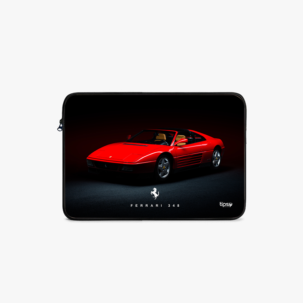 "FERRARI 348" Laptop Sleeves:Bold Modern Design for Every Size