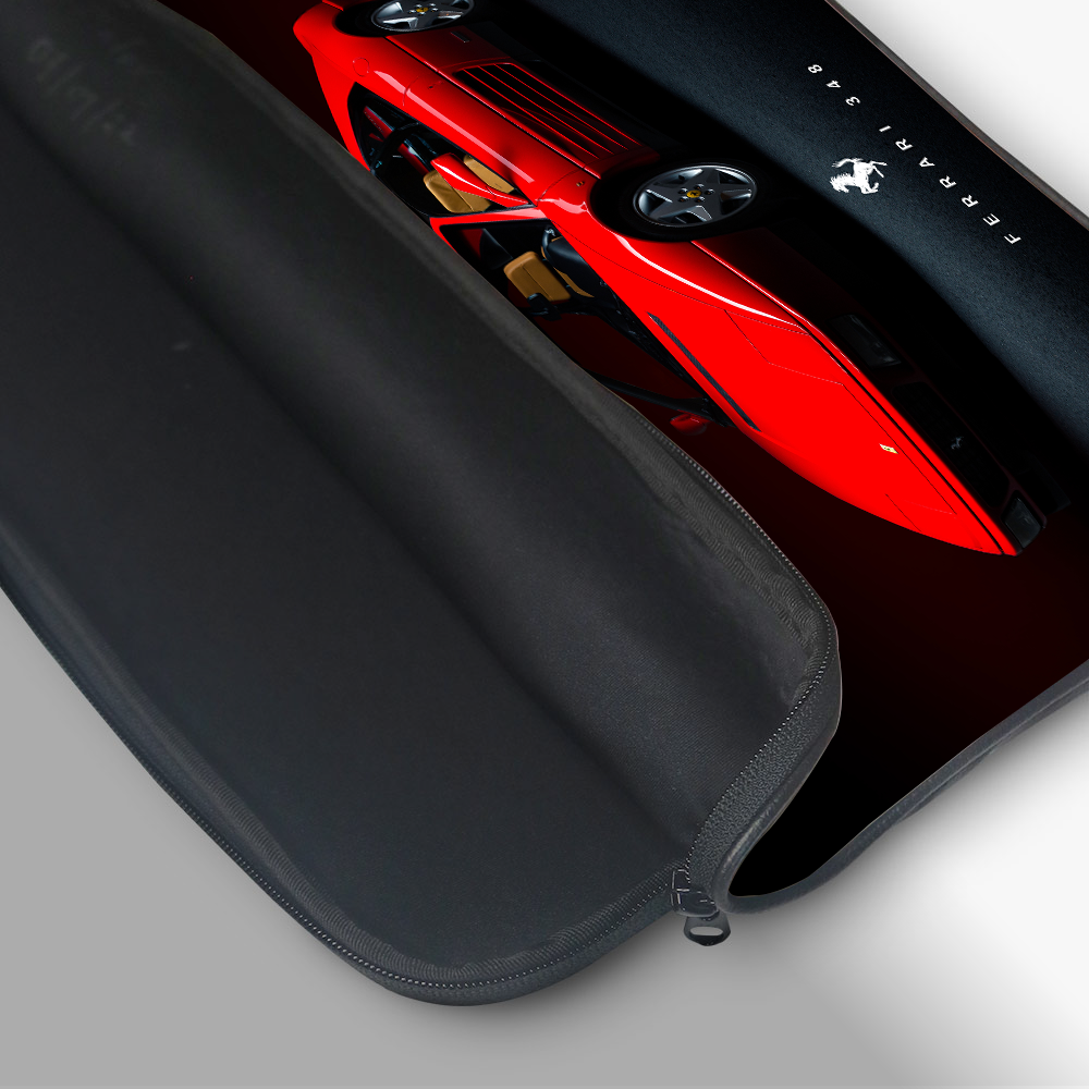 "FERRARI 348" Laptop Sleeves:Bold Modern Design for Every Size
