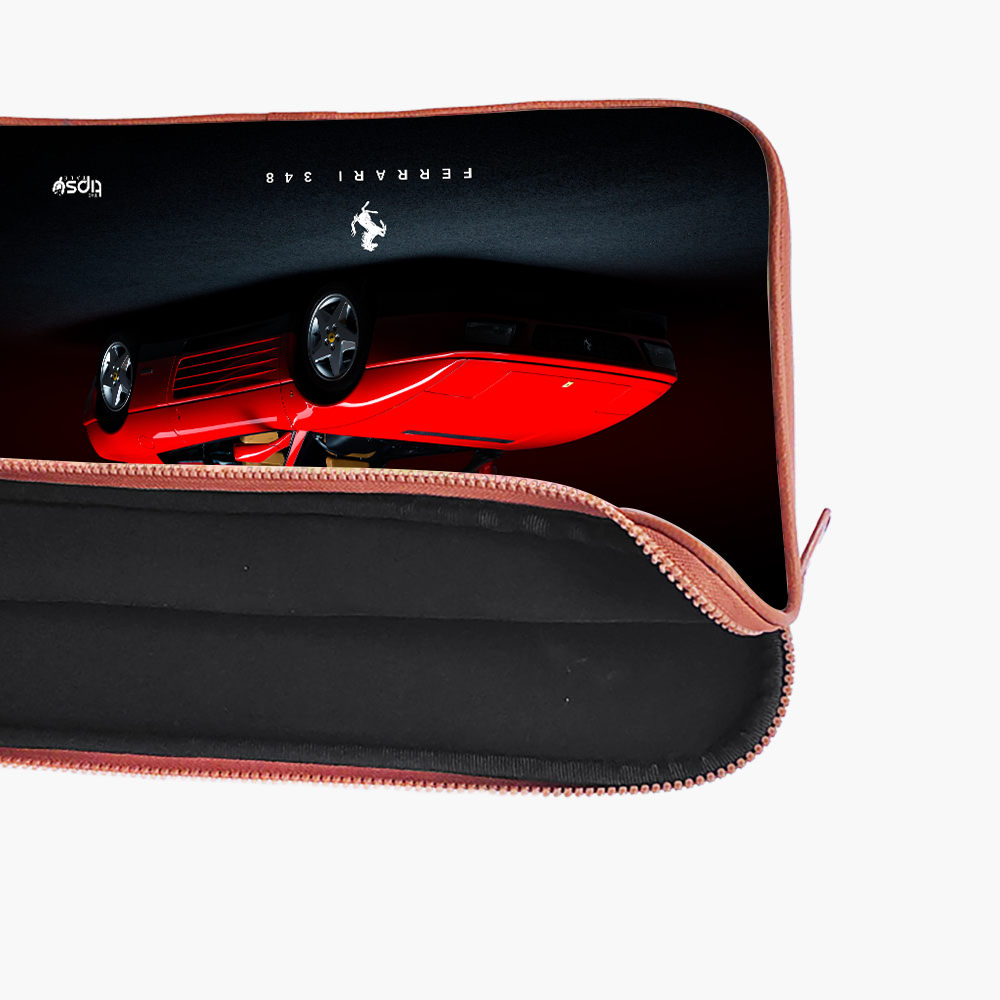 "FERRARI 348" Laptop Sleeves:Bold Modern Design for Every Size