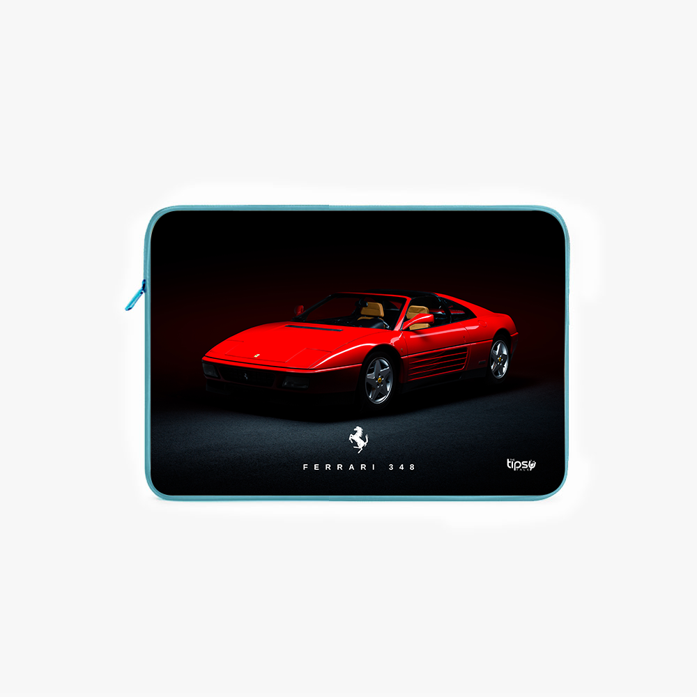 "FERRARI 348" Laptop Sleeves:Bold Modern Design for Every Size