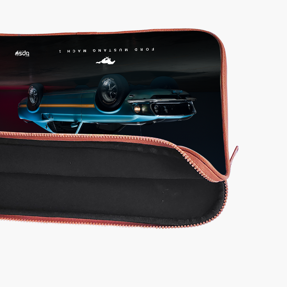 "FORD MUSTANG MACH 1" Laptop Sleeves:Bold Modern Design for Every Size