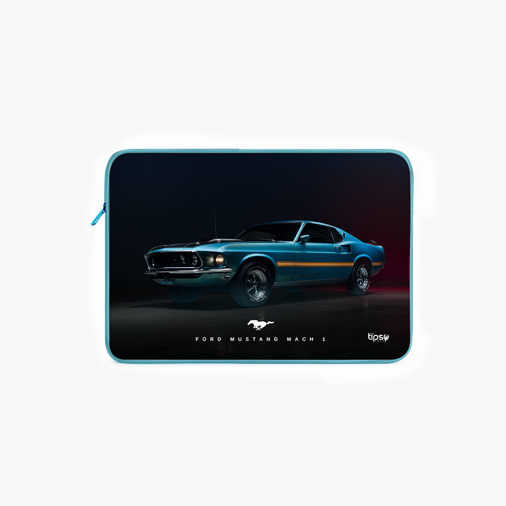 "FORD MUSTANG MACH 1" Laptop Sleeves:Bold Modern Design for Every Size