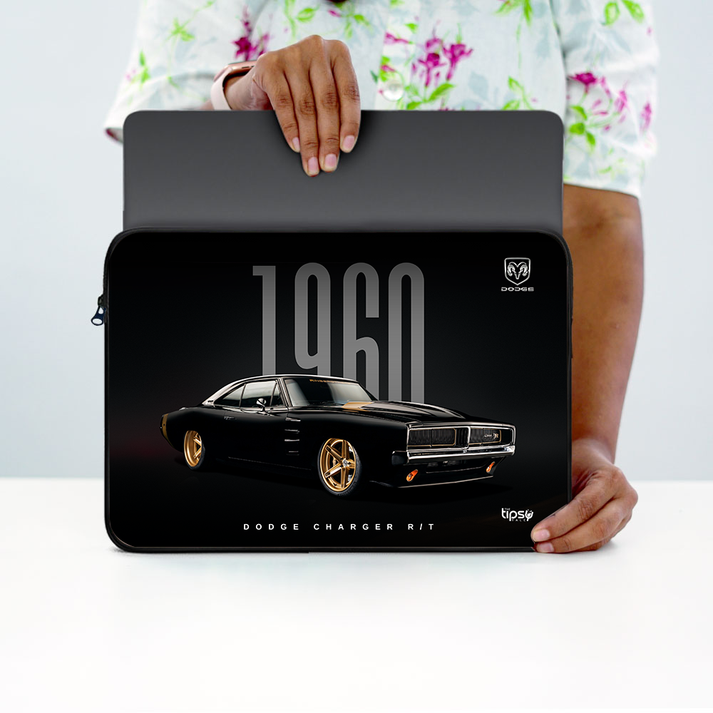 "DODGE CHARGER MODEL" Laptop Sleeves:Bold Modern Design for Every Size