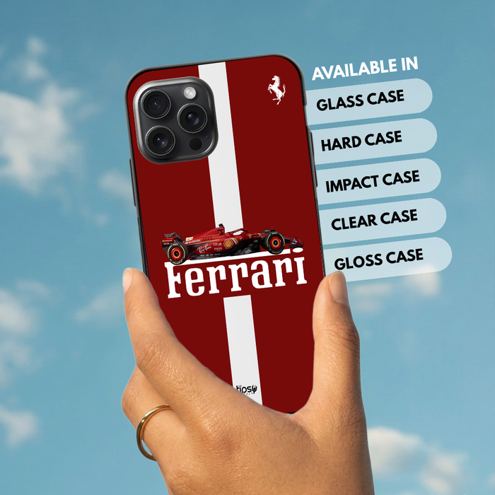 "FERRARI F1 RACE" -Mobile Covers Shock Resistant, Slim & Stylish Cases