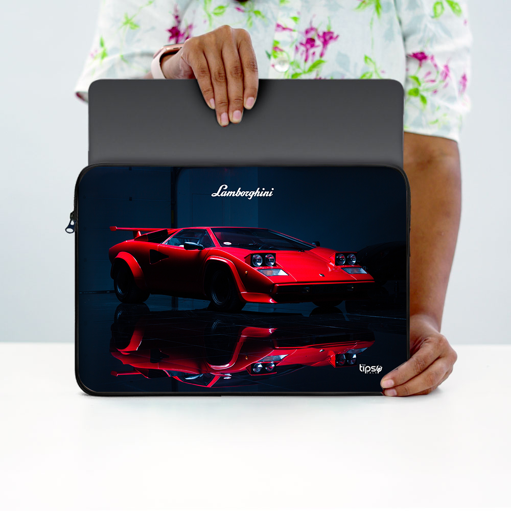 "Lamborghini Countach" Laptop Sleeves:Bold Modern Design for Every Size