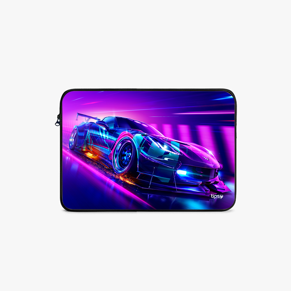 "NFS HEAT- CAR VIBES" Laptop Sleeves:Bold Modern Design for Every Size